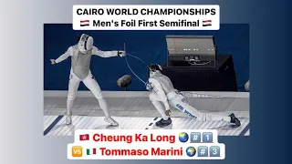 Cairo World Championships 2022 SMF - L4 - Cheung HKG v Marini ITA