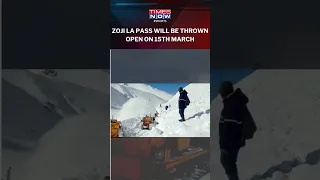 Watch! Zoji La Pass To Be Open Soon After Snow Clearance Operations