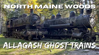 The Maine Eagle Lake Tramway Trains // Allagash Ghost Trains // North Maine Woods Logging History