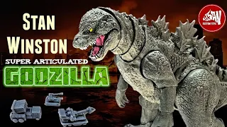 Ricsan Custom Toys Stan Winston super articulated Godzilla Review!!!