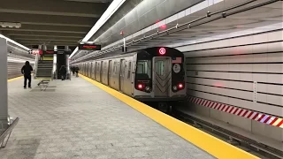 NYC Subway HD 60fps: Kawasaki R160B Siemens & Alstom Q Trains @ 86th Street - Second Avenue 1/2/17