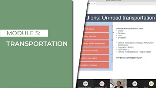 Module 5: Workshop on City-level Greenhouse Gas (GHG) Production Inventory Training
