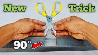 Secret Angle Iron 90° Cutting Trick WHY DO WELDERS NOT SPEAK ABOUT IT.