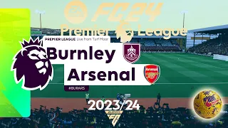 FC 24 Burnley vs Arsenal | Premier League 2024 | PS4 Full Match