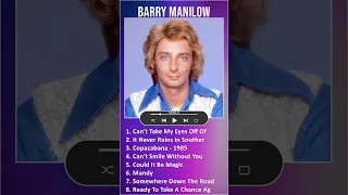 Barry Manilow MIX Best Songs #shorts ~ 1960s Music ~ Top Adult Contemporary, Pop, Rock, Contempo