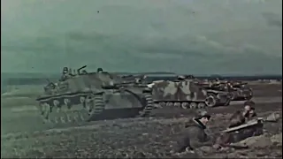 German Raw Color Footage from the Oder Front- February/March 1945