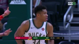 HIGHLIGHTS: Middleton's late 3 clinches 116-113 win for Bucks