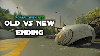 New VS Old Ending - Comparison | Portal with RTX