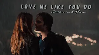 the vampire diaries| Damon and Elena || Love me like you do