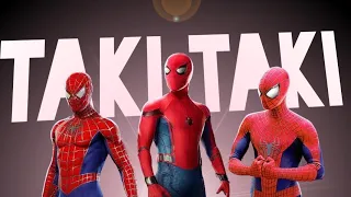 TAKI TAKI Ft. Spiderman | Ft. Tobey ,Andrew and Tom Holland