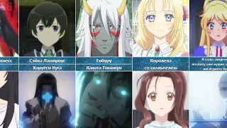 REINCARNATION ANIME.  Главные Герои До и После Реинкарнации. #anime #аниме #isekai #исекай