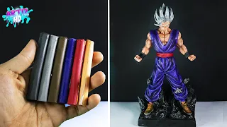 MI PRIMERA ESCULTURA con Plastilina ESCOLAR | Como hacer a Gohan Bestia de Plastilina | Dragon Ball