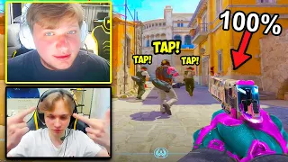 S1MPLE SHOWS 100% HEADSHOT AIM IN CS2! M0NESY 0.001s REACTIONS! COUNTER-STRIKE 2 Twitch Clips