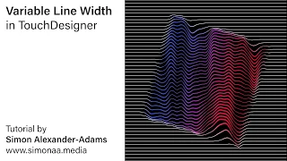 Variable Line Width in TouchDesigner