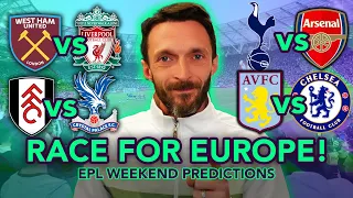 "EXPECT UPSETS!!" PREMIER LEAGUE PREDICTIONS