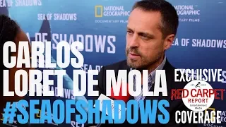 Carlos Loret de Mola interviewed at National Geographic's "Sea of Shadows" premiere