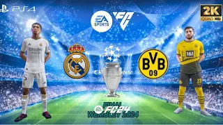 🎮EA FC 24_⚽ REAL MADRID vs BORUSSIA DORTMUND 🏆 UEFA CHAMPIONS LEAGUE FINAL PS4 ™