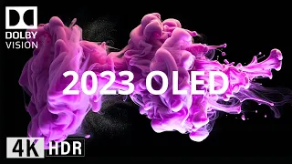 Oled Demo 2023, Colourful POWDER EXPLOSIONS, 4K HDR 60FPS Dolby Vision!