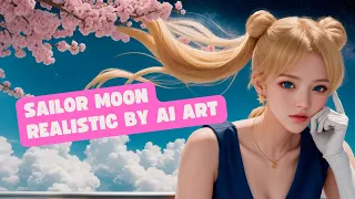 Sailor Moon Realistic By Ai Art  #sailormoon #SeaArt #aiart #shorts