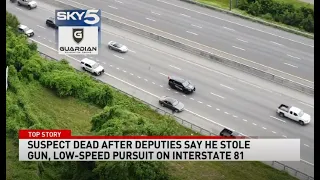 Suspect dead following police pursuit that closed a portion of Interstate 81 in Washington Co., VA