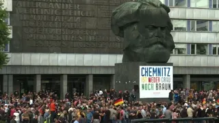 German far-right group "Pro Chemnitz" holds anti-migrants rally