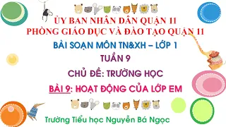 NGUYỄN BÁ NGỌC_TNXH 1_Tuần 9_Hoạt động của lớp em (Tiết 1, 2)