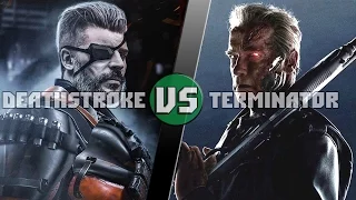 Дефстроук vs Терминатор/Deathstroke The Terminator vs Terminator T-800 - Кто Кого? [bezdarno]