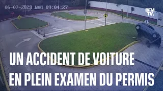 Argentine: un accident de voiture en plein examen du permis de conduire