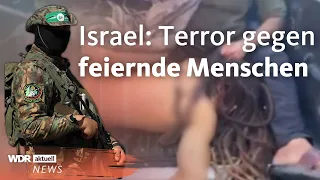 Hamas Angriff auf Festival in Israel: Deutsche verschleppt und hunderte Tote | WDR Aktuelle Stunde