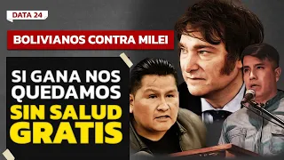 La caradurez de los bolivianos: "Si gana Milei no vamos a tener salud GRATIS en Argentina"