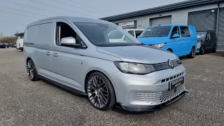 vw caddy mk5 maxi dsg modified Lowered alloys splitter sidebars spoiler leather lwb