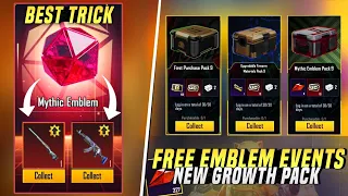Get Free Materials & Mythic Emblem | Got 5 Upgradable Guns Best Trick |  Mythic Forge Is Here |PUBGM