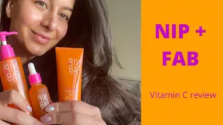 NIP + FAB vitamin C face wash and serum | Pharmacist review