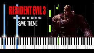 Save Theme - Resident Evil 3 OST /Synthesia Piano Tutorial