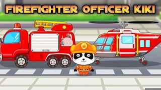 Firefighter Kiki | BabyBus Kiki and Miumiu | Babybus | Panda | Cartoon