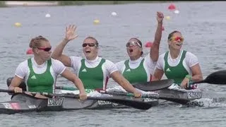 Hungary Gold - Women's Kayak Four 500m | London 2012 Olympics