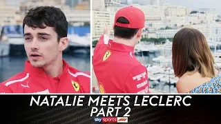 Leclerc on comparisons to Jules Bianchi | Natalie Meets Charles Leclerc | Part 2