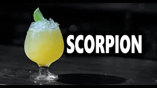 How To Make The Scorpion Cocktail | Booze On The Rocks