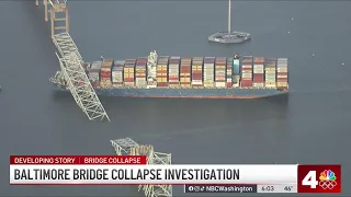 Recovering missing begins day after tragic Baltimore Key Bridge collapse | NBC4 Washington