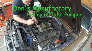 66 Mustang Betsy - Holley 650 Double Pumper Repair