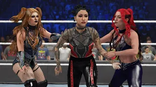 WWE 2K23 - ISLA DAWN & ALBA FYRE VS SHOTZI & MICHIN | SmackDown