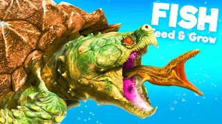 *NEW* SNAPPING TURTLE vs EVERY FISH! | Feed and Grow