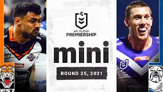 Bulldogs boilover | Wests Tigers v Bulldogs Match Mini | Round 25, 2021 | NRL