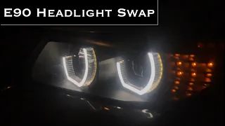 E90 Headlight Swap!