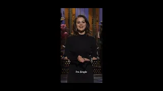 Selena Gomez SNL monologue 😂 #selenagomez #postmalone #snl #monologue #funny #comedy #fashion #wow