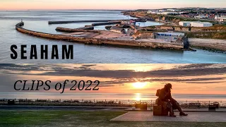 SEAHAM, COUNTY DURHAM, VIDEO CLIPS OF 2022. #seaham  #countydurham  #madewithfilmora  #djiair2s