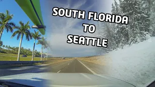 Roadtrip Timelapse | South Florida to Seattle | 3400 Miles, 11 States