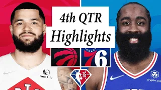 #5 Toronto Raptors vs #4 Philadelphia 76ers - 4th QTR Highlights - PO G5 - Apr 25, 2022