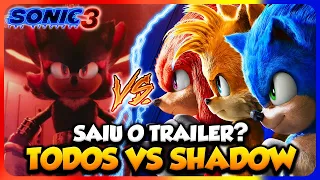 O PRIMEIRO TEASER DE SONIC 3 O FILME FOI REVELADO!!