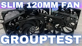 SLIM 120mm Fan MASSIVE Grouptest: Best slim fans for your ITX builds